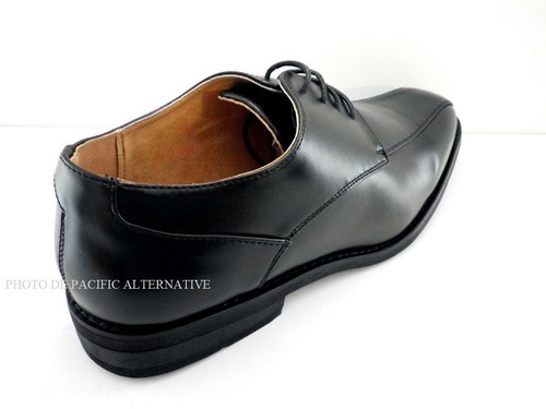 Chaussures de ville HOMME taille 44 noir costume cérémonie habillé NEUF #U310 - Foto 4 di 8