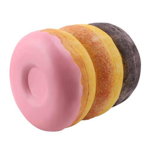 Food Stool Donut Shaped Sturdy Structure Fun Shoe Changing Stool Retro - Picture 13 of 23