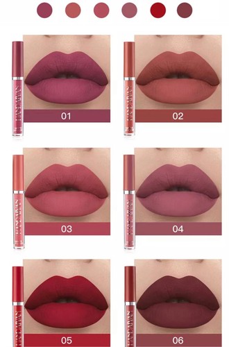 MATTE LIQUID LIPSTICK SET WATERPROOF ALL DAY WEAR SMOOTH APPLICATION 6PACK SET - Picture 4 of 8