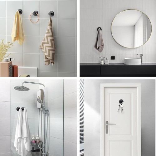 Vacuum Wall Hook Suction Cup Hanger Holder Sucker Shower Towel Bathroom Kitchen - Picture 7 of 27