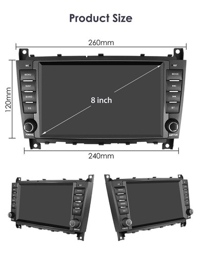 64GB Android 13 Car Stereo For Mercedes Benz W203 C200 C230 C280 Radio CarPlay - Picture 8 of 23