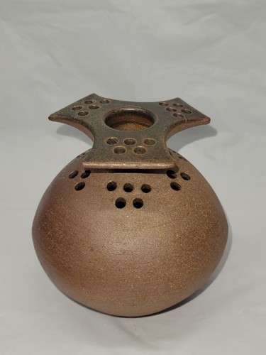 Vintage modern RUTH GOWDY McKINLEY studio pottery weed pot vase 1960 mcm #5485 - Picture 2 of 24
