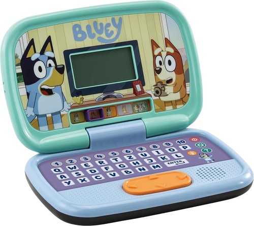 VTech Bluey Lernlaptop Lerncomputer mit QWERTZ Tastatur und Inhalten zu Formen ✅ - Bild 2 von 2