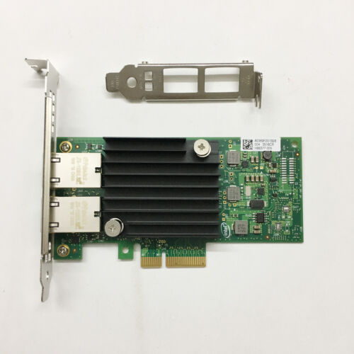 X550-T2 Intel 10Gb Ethernet Converged PCIe Network Adapter X550 T2 X550T2BLK - Picture 2 of 4