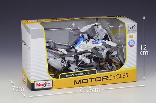 MAISTO 1:12 BMW R1250 GS Diecast MOTORCYCLE BIKE MODEL NEW IN BOX - Picture 4 of 4