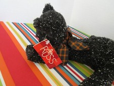 Halloween Decorations - Metallic Stuffed Russ Black Cat