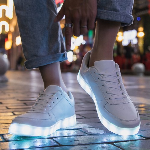 Coole LED Leuchtschuhe Leuchtschuhe Bunt Sneaker Turnschuhe Blinkende Schuhe Neu - Bild 1 von 17