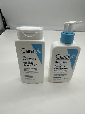 CeraVe SA Lotion for Rough & Bumpy Skin Smoothing lotion & Body Wash