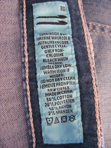 Indigo Rein Distressed Skinny Stretch Jeans Juniors 11 Muffin Topper High Rise - Bild 9 von 10