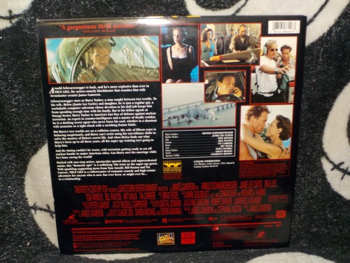 True Lies Widescreen THX Laserdisc LD Arnold Schwarzenegger Free Ship $50 - Picture 2 of 3