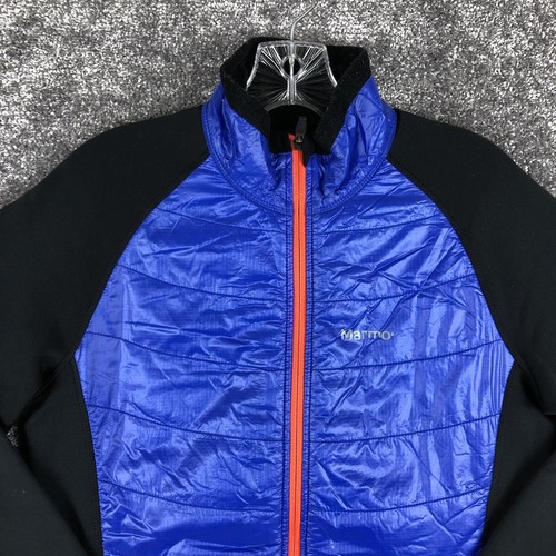 Marmot Women's Soft Stretch Polartec Fleece Puffer Athletic Jacket Coat Size M - Picture 2 of 13