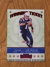2020 PANINI CONTENDERS💰WINNING TICKET💰CAM NEWTON🔥RUBY RED FOIL🔥SP PATRIOTS💰