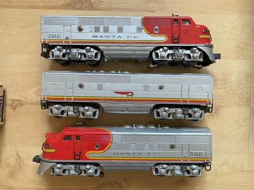 LIONEL USA Spur 0 Postwar Santa Fe ABA 2343 Diesel Zug-Set 2191W von 1952 - Bild 14 von 21
