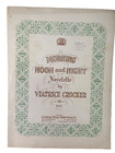 Morning Noon Night Sheet Music by Veatrice Crocker 1921 Antique Century Music
