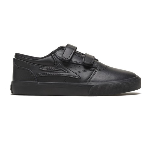 Lakai Shoes Griffin Kids - Black/Black Leather - Picture 1 of 3