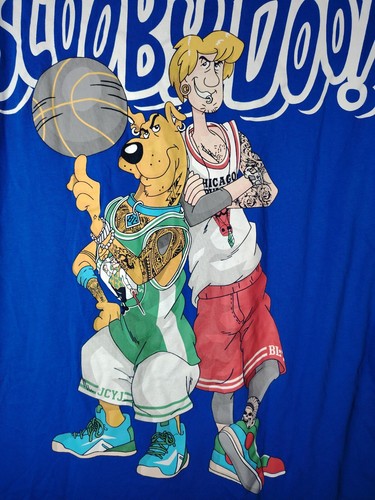 Scooby Doo! Camisa Hawaiian Tropic Hombre Azul #0132a0 XL / A+ Estado - Imagen 6 de 9