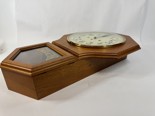RIDGEWAY Franz Hermie Movement Regulator Wood Wind Up Model 783 Wall Clock RUN - Picture 6 of 17