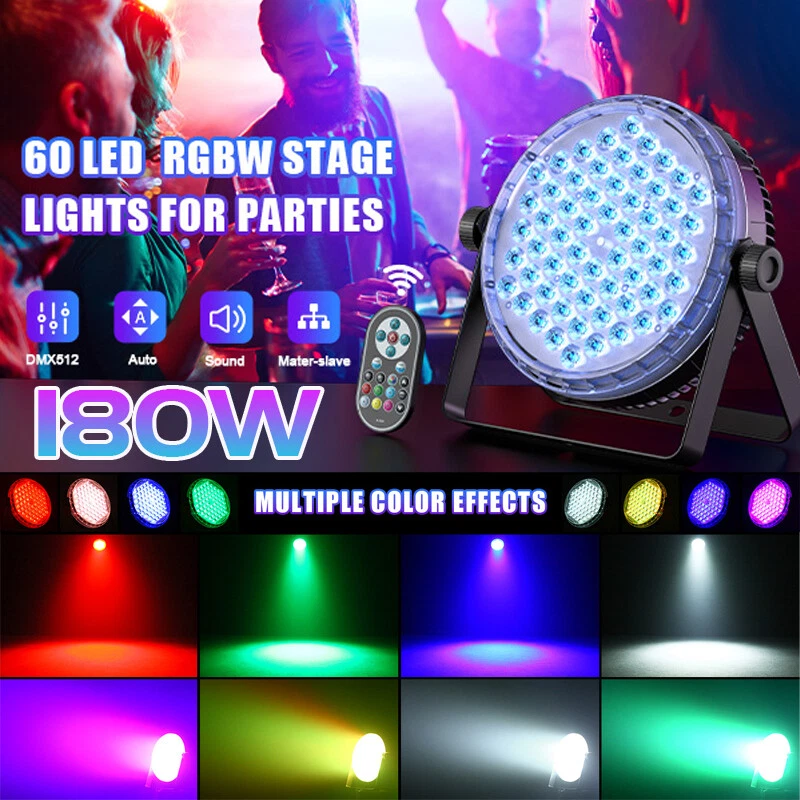 Remote Control LED Par Can Light Multiple Programs For KTV Dance Party DJ - Image 3 of 4