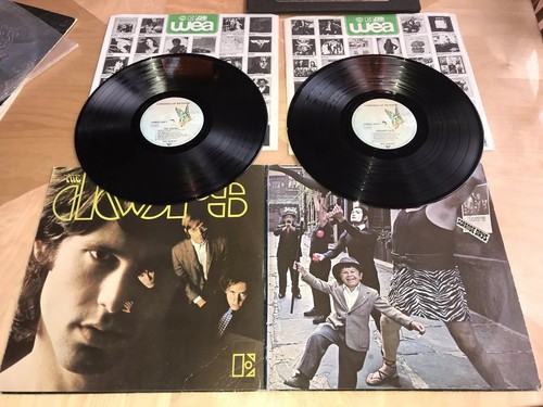 THE DOORS Double LP Import 1966 STRANGE DAYS + 13 Album 1967 ELEKTRA Germany Exc - Picture 2 of 7