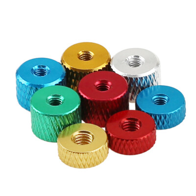 M3 Knurled Nuts,Thumb Nuts,Aluminum Alloy,10 Pieces,Magenta