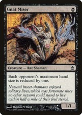 Gnat Miser Saviors of Kamigawa NM Black Common MAGIC GATHERING CARD ABUGames
