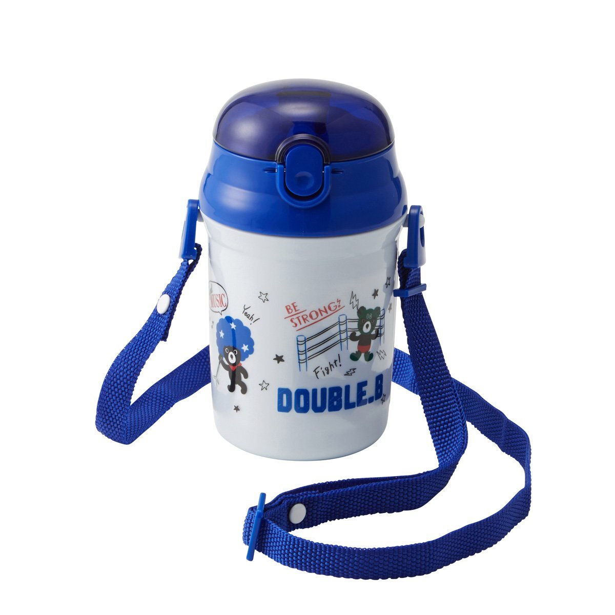 MIKIHOUSE Double B Comic style wind straw hopper water bottle 65 