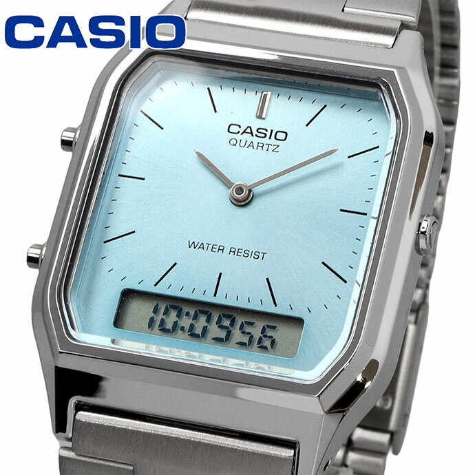 CASIO AQ-230A-2A1MQY Watch Cheap Casio Ana-Digi Quartz