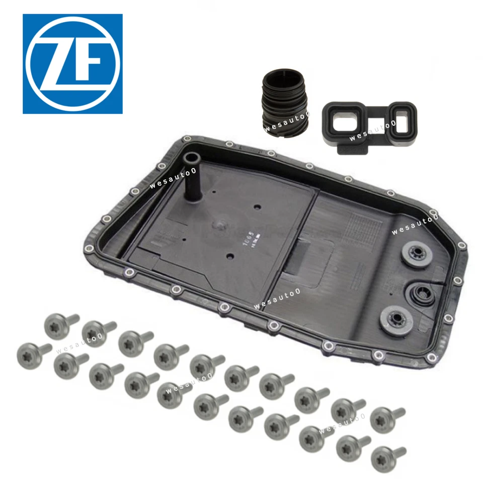 OEM Transmission Oil Pan Filter Seal Bolt + 7L ATF Fluid Kit for BMW — 第 2/2 张图片