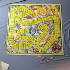 Vintage Red Crown Board Game Standard Oil Dealer Advertising