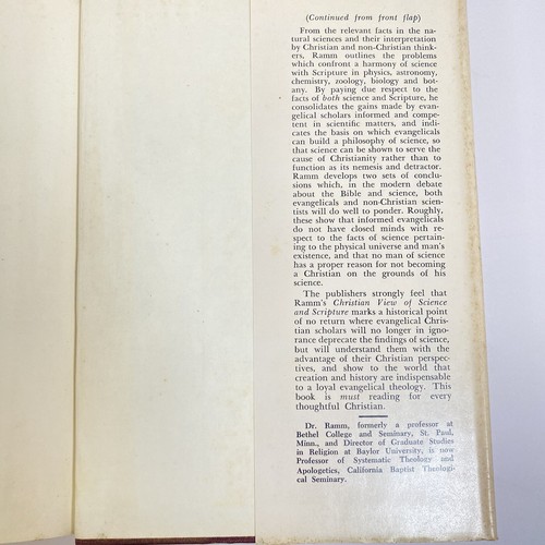 The Christian View Of Science And Scripture - Bernard Ramm - VINTAGE 1968 HC DJ - Picture 21 of 21