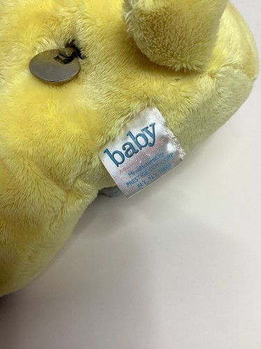 Carters Yellow Blue Baby Bear Plush 8" Mini Bear Musical Lullaby Stuffed Animal - Picture 5 of 6