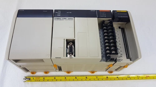 Omron CQM1-CPU21-E CPU with PA206 and OC222 - SYSMAC - Good Used