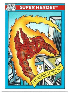 1990 Impel Marvel Universe Human Torch #33🔥- NM/MINT