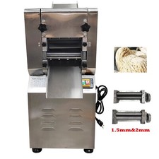 110V Electric Commercial Noodles Making Machine Dough Press Roller with 2 Cutter