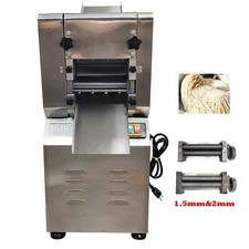 110V Electric Commercial Noodles Making Machine Dough Press Roller with 2 Cutter