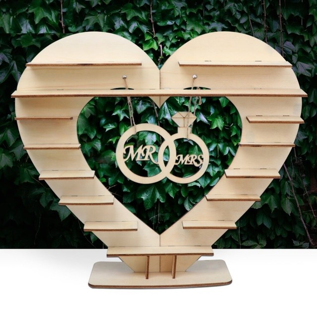 Wedding Candy Bar Stand Table Decoration Wooden Chocolate