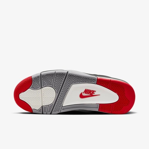 Nike Air Jordan 4 Bred Reimagined 2024 FV5029 006 Black Fire Red (View Pics) - Picture 10 of 11