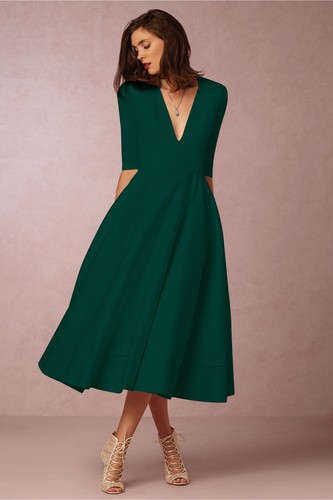50s Swing Dress 60s Retro Style Rockabilly Dresses Plus Size Pinup Party Dress - Picture 11 of 30