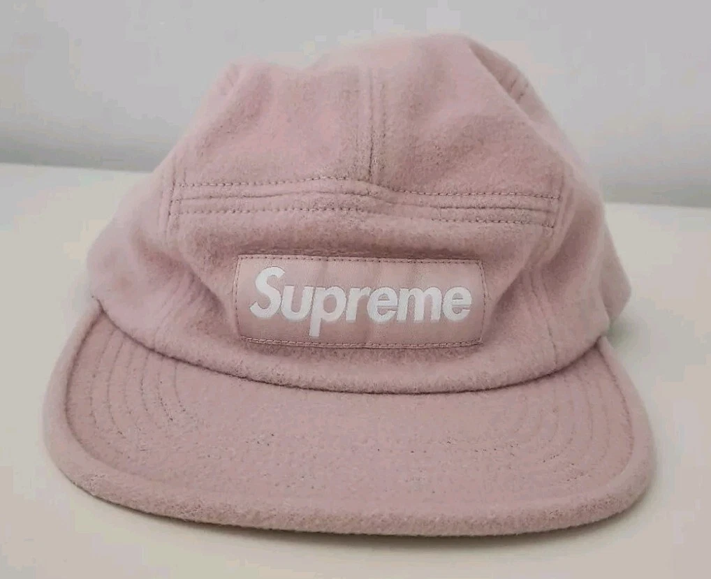 FW17 Supreme Loro Piana Wool camp cap hat Pink Capolavoro