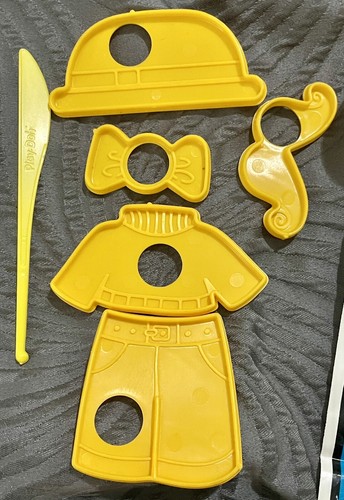 Vintage 1973 Play Doh Press Outs Boy Mat & Cutters No. 2100 Kenner - Bild 5 von 9