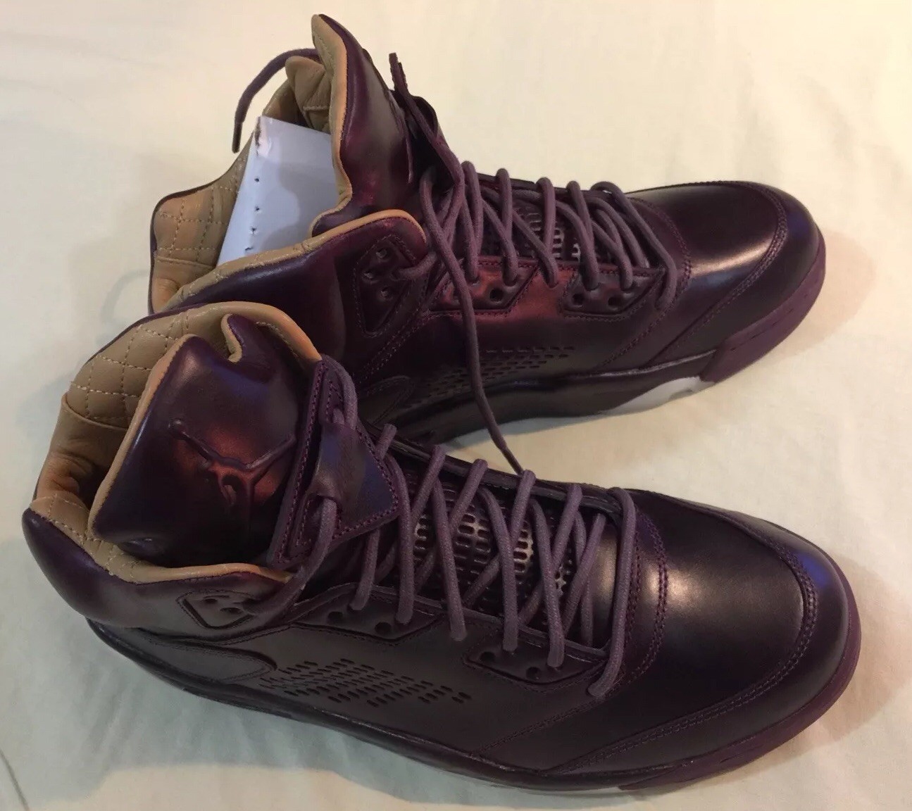 Nike Air Jordan 5 V Retro Premium SZ 11/5 Bordeaux Pinnacle LUX 881432-612 Nike Air Jordan 5 V Retro Premium SZ 11/5 Bordeaux Pinnacle LUX 881432-612