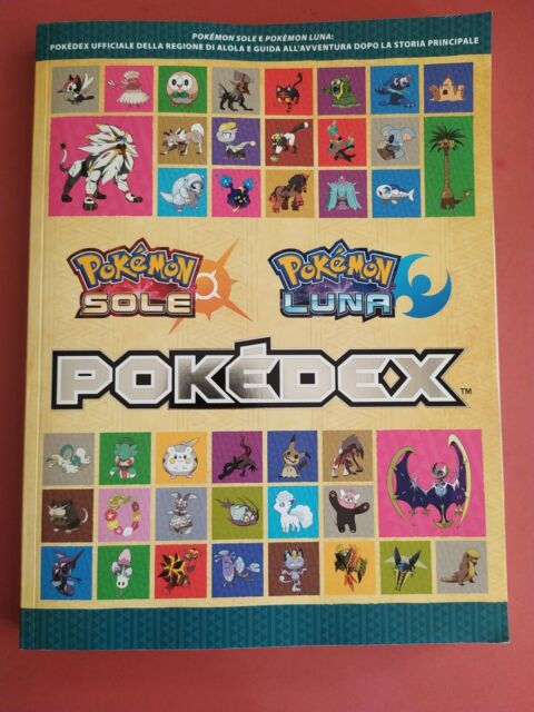 Libro Guida Pokédex Sole Luna Ufficiale Pokémon