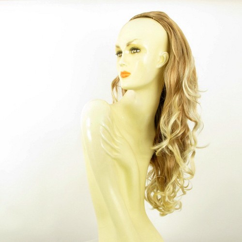 Demi-tête, demi-perruque 65cm blond clair cuivré blond clair ref 015 en 27t613 - Picture 1 of 8