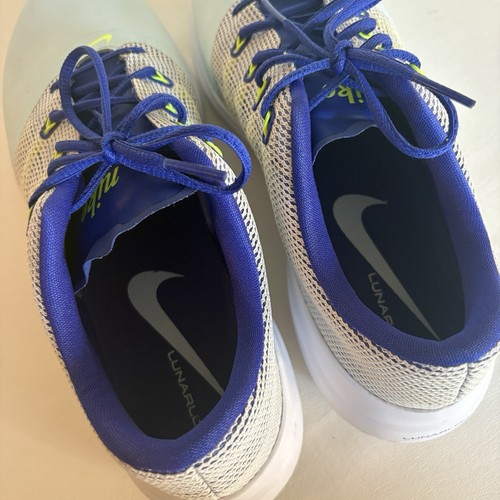 Nike Lunar Empress 2 Spikeless Golf Shoes 819040-401 Blue Gray Womens US Sz. 7.5 - Picture 8 of 11