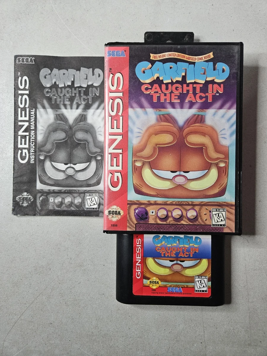 Trader Games - GARFIELD CAUGHT IN THE ACT SEGA GAME-GEAR  GG  EURO Cartridge Only