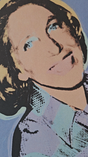 ANDY WARHOL Jane Lang Type A SIGNED HAND NUMBERED 1372/2400 LITHOGRAPH pop art - Video 1 of 1