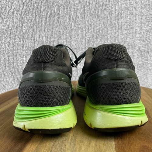 Nike Lunarlon Lunarglide 4 Scarpe Uomo 11 Nero/Volt Comfort Sneakers Allenamento - Foto 8 di 13
