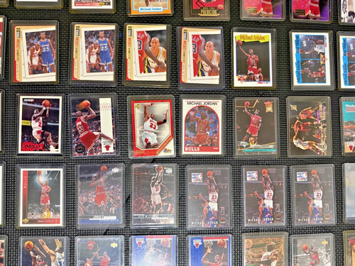 1989'-99' MICHAEL JORDAN COLLECTION- 133 CARDS- ALL CLEAN- 1X RARE MISPRINT CARD - Picture 7 of 10