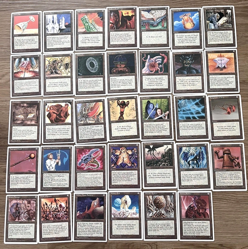 Magic The Gathering 4th Edition 97% Komplett Set MTG 5/15 Basic Land No Land Tax - Bild 5 von 24