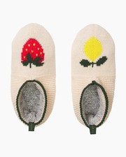 New Women's BOMBAS Strawberry Lemonade Gripper Slipper Size M 9-11.5 